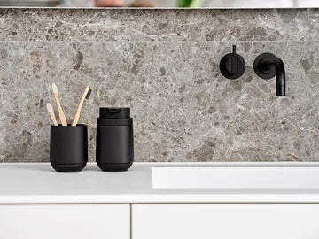 Zone Denmark Time Toothbrush Mug Black